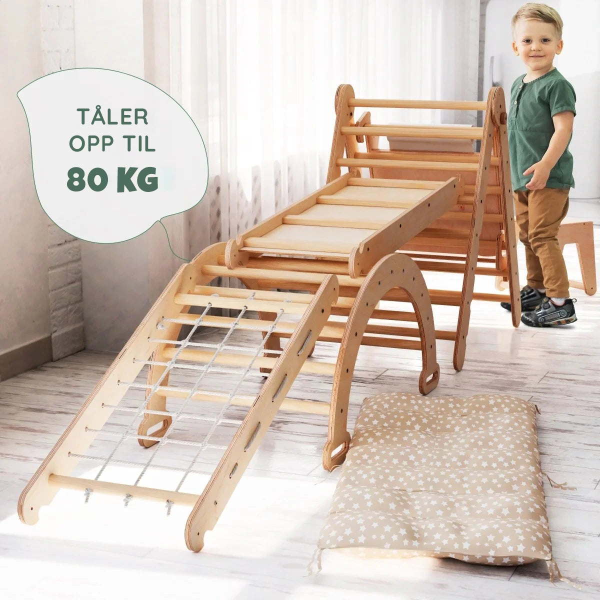 6-i-1 Montessori Klatrestativ - detaljbilde 7 - KUL KID