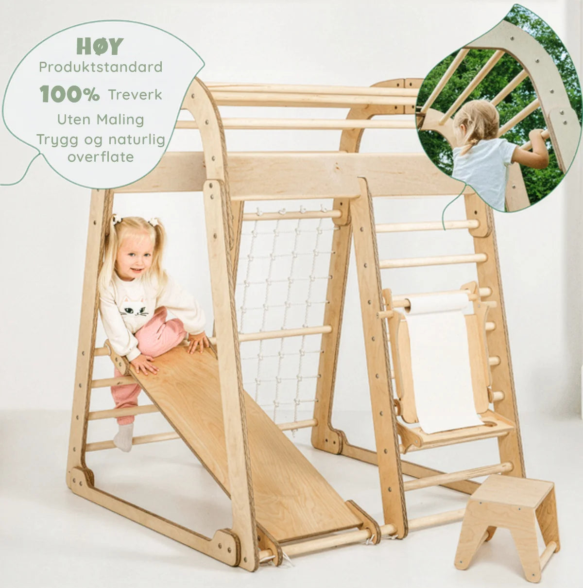 7-i-1 Innendørs Lekeplass - detaljbilde 7 - KUL KID