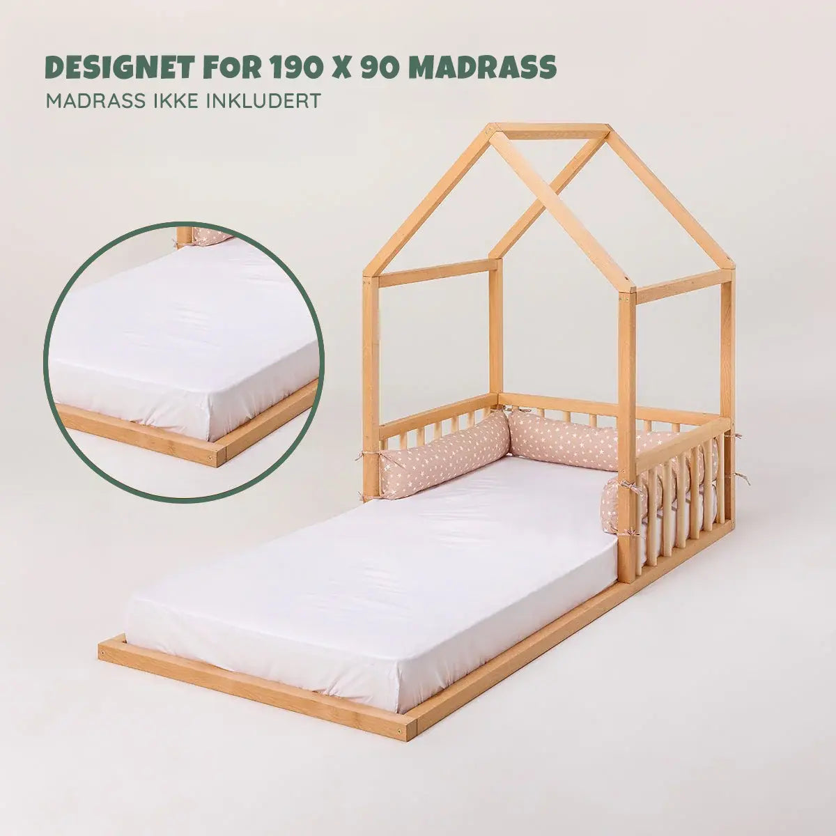 Montessori gulvseng (190 × 90 cm) - detaljbilde 9 - KUL KID