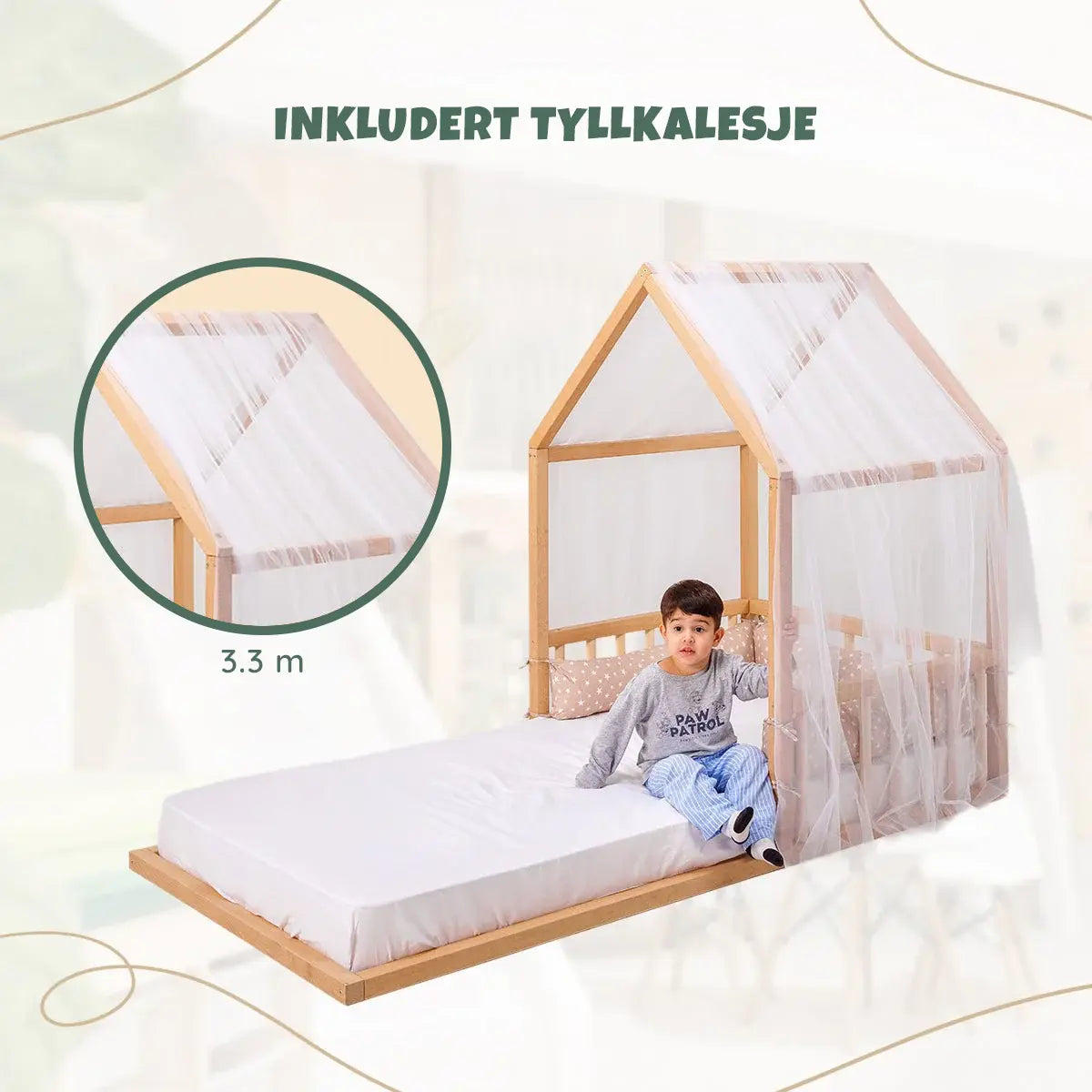 Montessori gulvseng (190 × 90 cm) - detaljbilde 8 - KUL KID