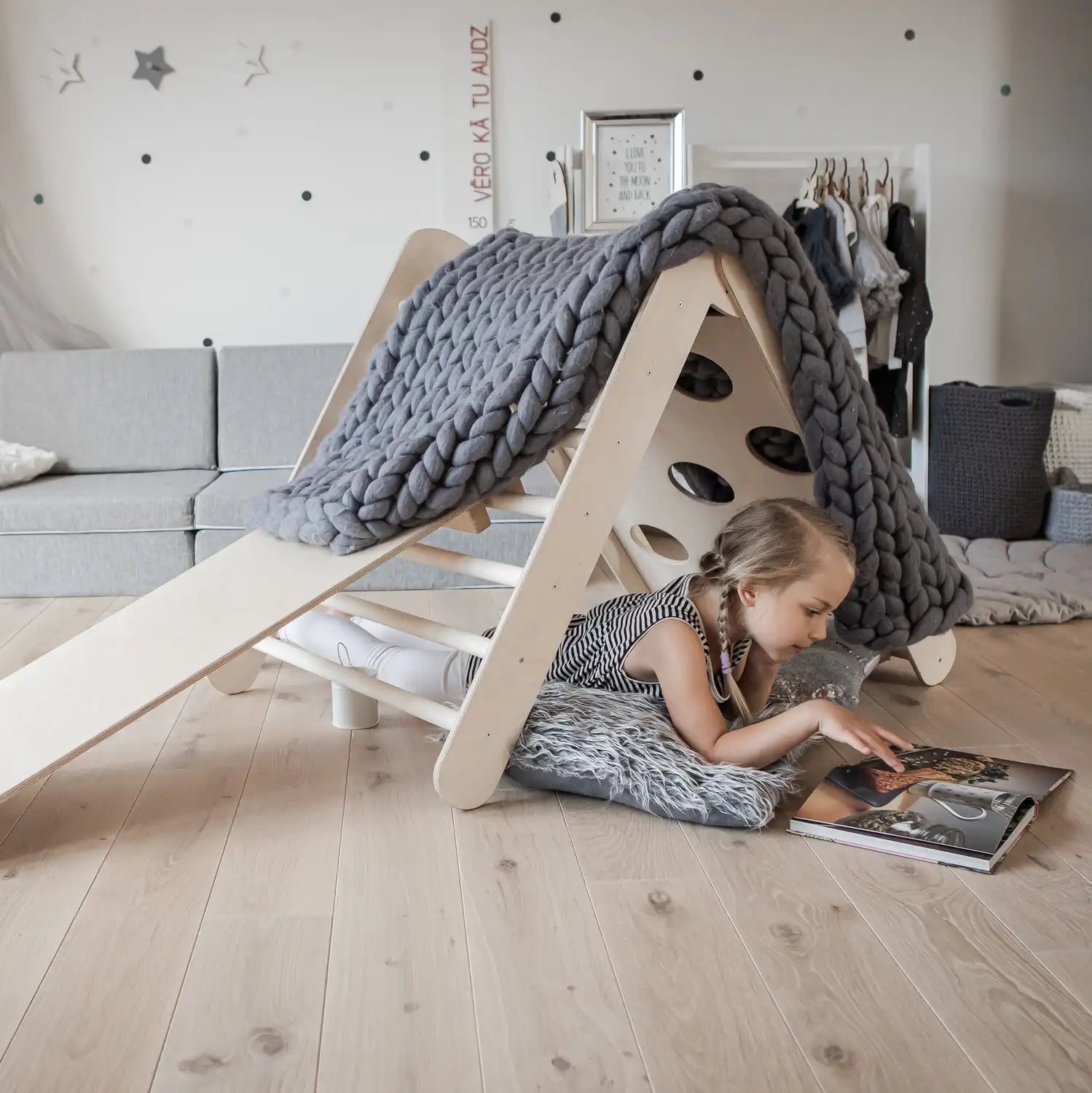 Klatretrekant 2-i-1 sammenleggbar - bilde 10 - KUL KID