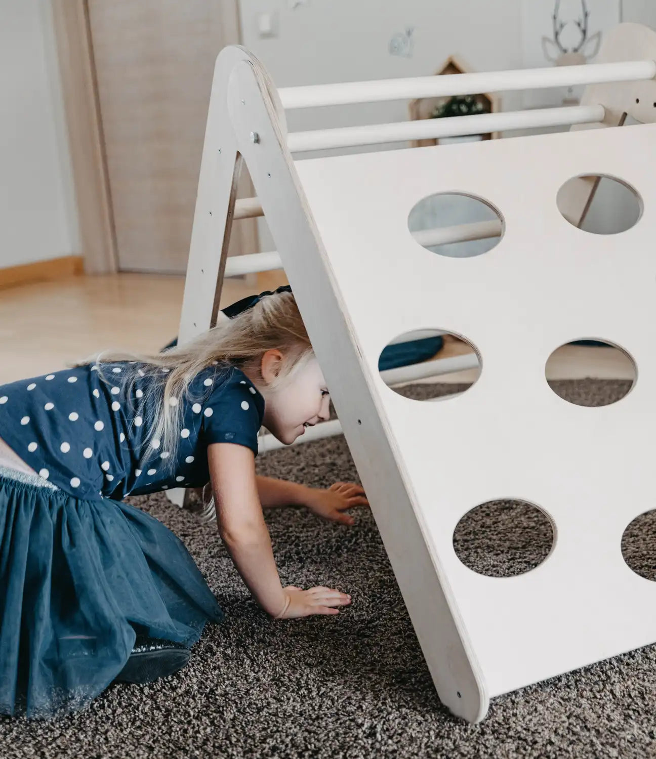 Klatretrekant 2-i-1 sammenleggbar - bilde 2 - KUL KID