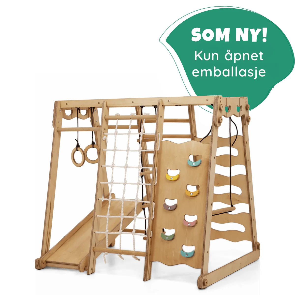 6-i-1 innendørs jungelgym – Brukt / som ny