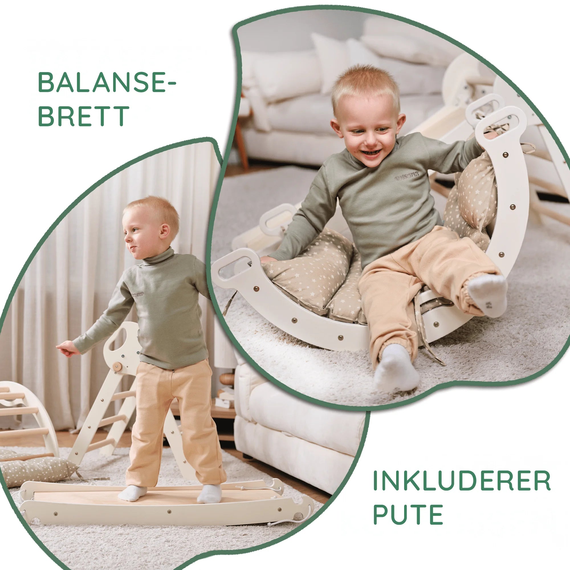 4-i-1 Montessori Klatrestativ (1–3 år) - detaljbilde 7 - KUL KID